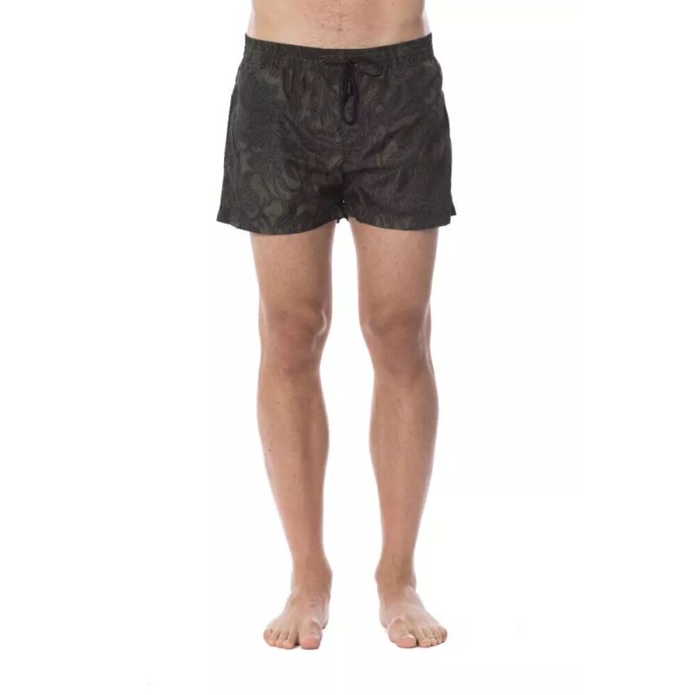 Roberto Cavalli Sport Army Polyester Men's Men's Swimwear